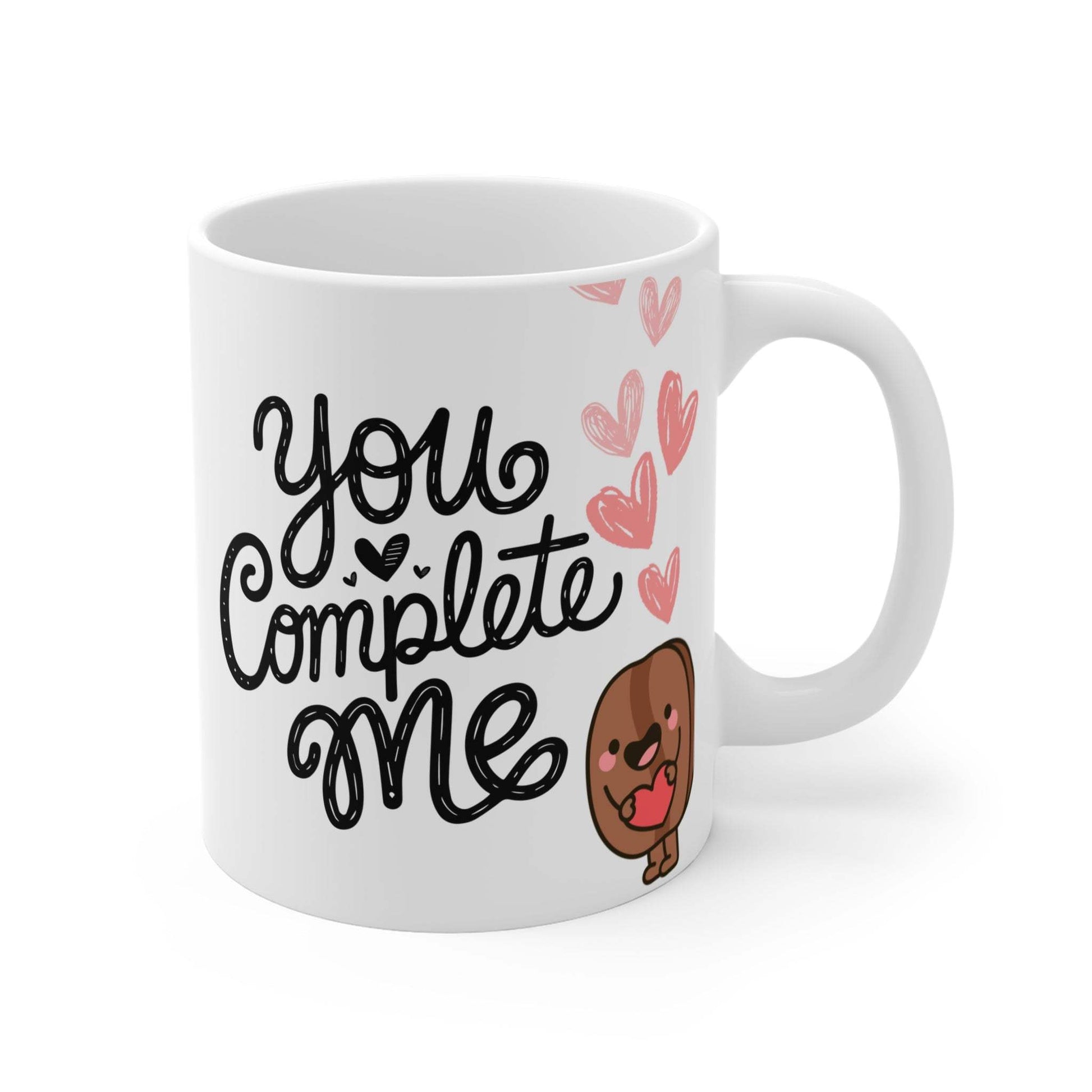 You Complete Me Ceramic Mug 11oz - Latest Collection Sweet Valentine