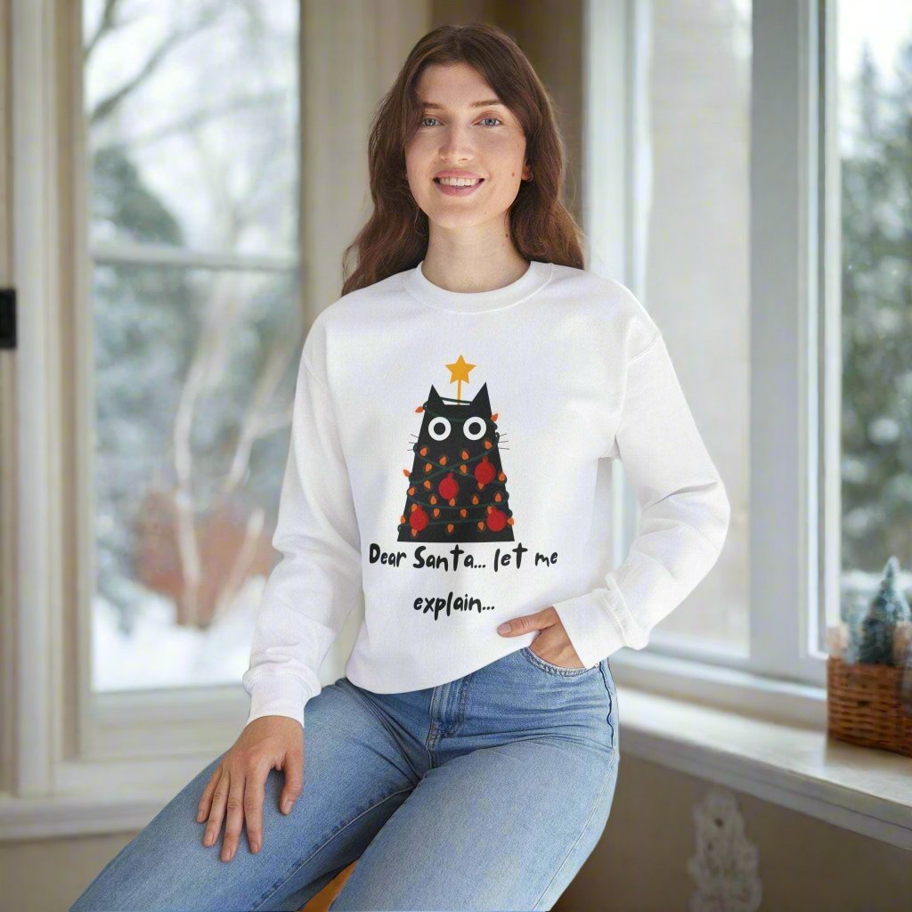 Funny Christmas Sweatshirt "Dear Santa... Let me explain"