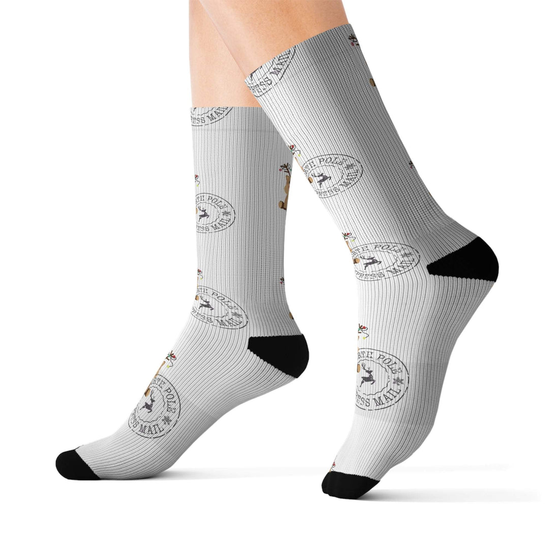 Santa stamp of approval Sublimation Socks