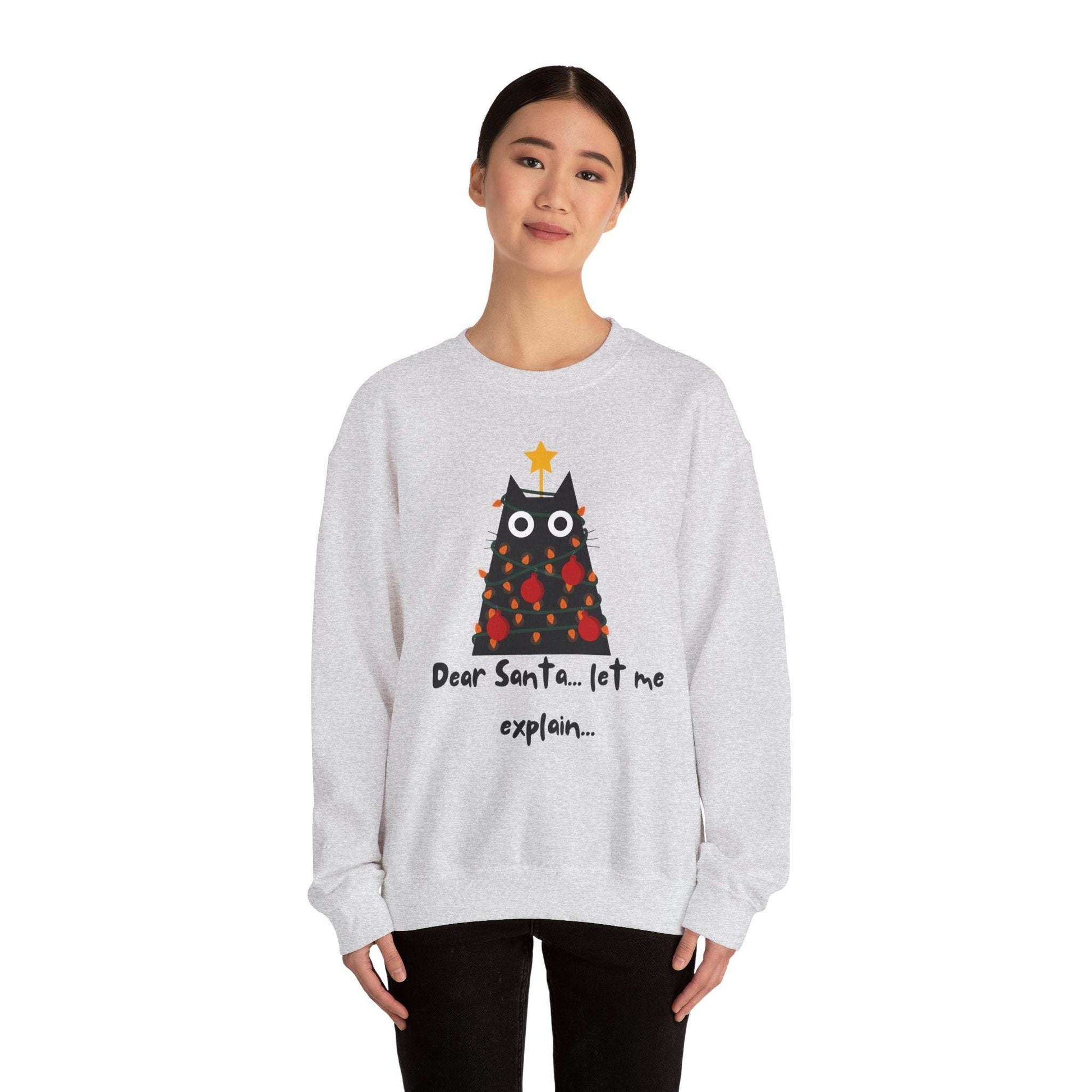 Funny Christmas Sweatshirt "Dear Santa... Let me explain"