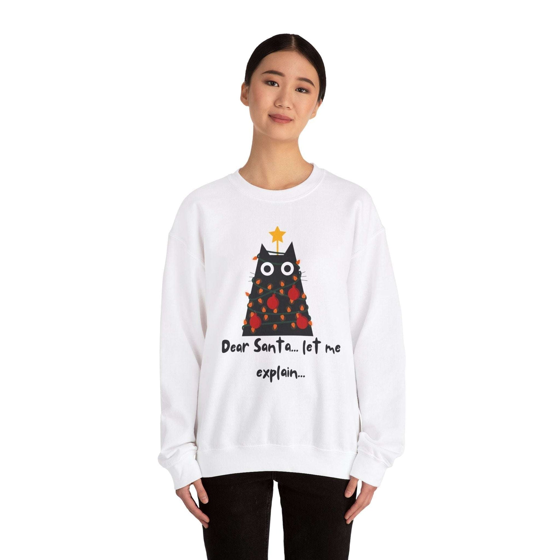 Funny Christmas Sweatshirt "Dear Santa... Let me explain"