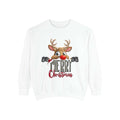 Merry Christmas Unisex Garment-Dyed Sweatshirt